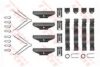 TOYOT 0441026000 Accessory Kit, disc brake pads